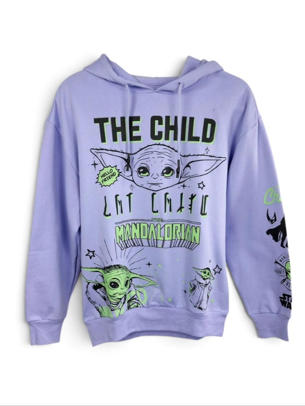 The Child Lavender Graphic Hoodie - Junior' Star Wars Mandalorian Top